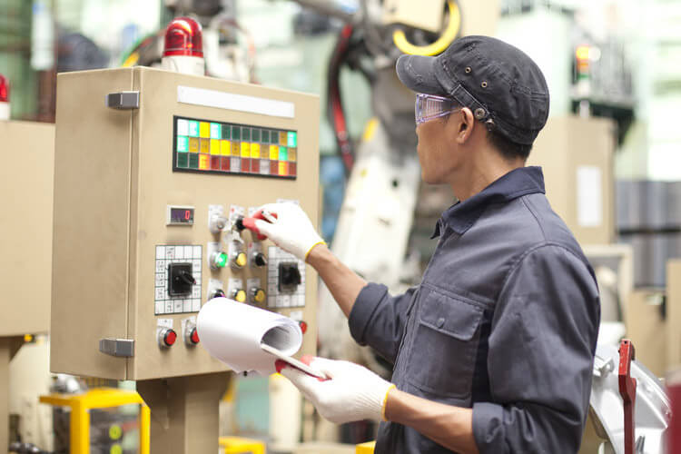 using industrial controlpanel