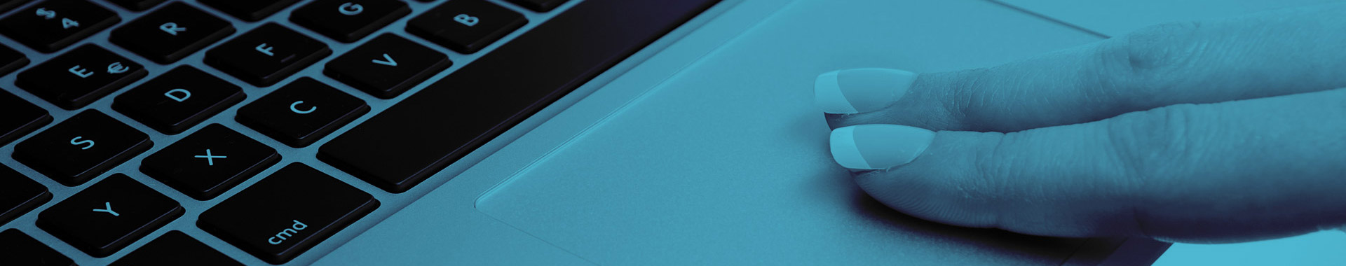 Notebook with trackpad