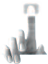 hand with touching finger